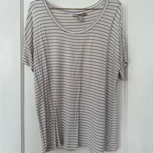 Forever 21 black & white striped tee
